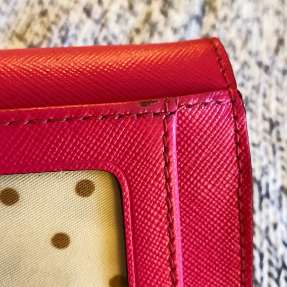 Hot Pink Kate Spade Snap Wallet - Picture 7 of 7
